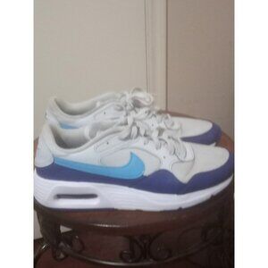 Nike Air Max SC Shoes Mens Size 9 White Gray Blue Sneakers Running CW4555-012